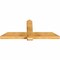Ekena Millwork Eugene Rough Sawn Timber Gable Bracket, Western Red Cedar, 60"W x 25"H x 4"D x 6"F, 10/12 Pitch GBW060X25X0406EUG00RWR - alternate 3